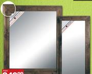 Profile Concepts Wooden-Framed Mirror Dress Mirror-600x1220mm Each