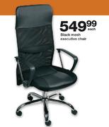 Black Mesh Executive Chair-Each