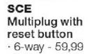 SCE 6 Way Multiplug With Reset Button