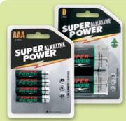 Super Power Alkaline Batteries D-Size 2 Pack-Per Pack