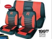 Q Premium 6 Pcs Super R Car Seat Covers-Per Set