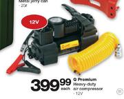 Q Premium Heavy Duty Air Compressor-12V Each