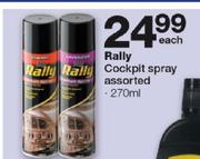 Rally Cockpit Spray Assorted-270ml Each