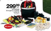 Q Premium 26 Piece Emergency Roadside Safety Kit-Per Set