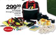 Q premium 28 Pcs Emergency Roadside Safety Kit-Per Set