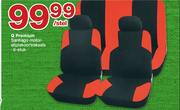 Q Premium 6-Stuk Santiago Motor Sitplekoortreksels 