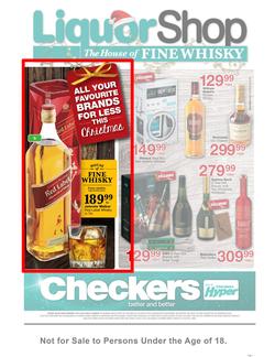 Checkers : Liquor Shop (24 Nov - 7 Dec 2014), page 1