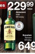 Jameson Irish Whiskey-750ml