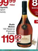 Oude Molen 100 Reserve Premium Brandy-750ml