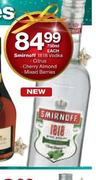 Smirnoff 1818 Vodka(Citrus/Cherry Almond/Mixed Berries)-750ml Each