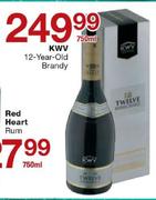 KWV 12-Year-Old Brandy-750ml