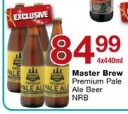 Master Brew Premium Pale Ale Beer NRB-4 x 440ml