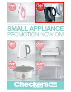 Checkers :  Small Appliance (27 Apr - 10 May 2015), page 1