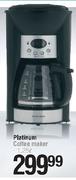 Platinum Coffee Maker 1.25Ltr