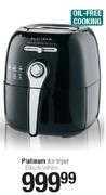 Platinum Air Fryer Black/White-Each