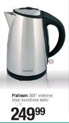 Platinum 360° vlekvrye staal koordlose ketel 1.7Ltr