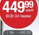 SCE 7-Fin Oil Heater