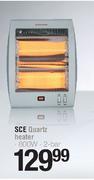SCE 800W 2-Bar Quartz Heater