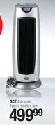 SCE Ceramic Tower Heater Fan