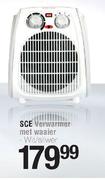 SCE Wit/Silwer Verwarmer Met Waaier