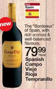 Spanish Campo Viejo Rioja Tempranillo-750ml