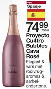 Proyecto Cu4tro Cava Rose-750ml