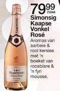 Simonsig Kaapse Vonkel Rose-750ml