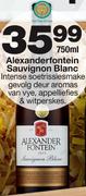 Alaxenderfontein Sauvignon Blanc-750ml