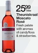 Theuniskraal Moscato Rose-750ml