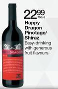 Happy Dragon Pinotage/Shiraz-750ml