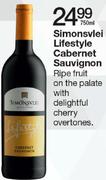 Simonsvlei Lifestyle Cabernet Sauvignon-750ml