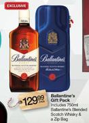Ballantine's Blended Scotch Whisky 750ml And A Zip Bag-Per Pack
