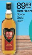 Red Heart Spice Gold Rum-750ml