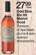 Odd Bins Bin 66 Merlot Rose-750ml