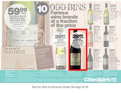 Checkers : Christmas Wine Catalogue ( 24 Nov - 05 Jan 2014 ), page 20