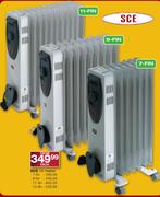 SCE 9 Fin Oil Heater - Each