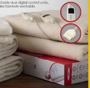 SCE Queen Deluxe Fitted Electric Blankets-187x155x40Cm Each