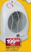 SCE Heater Fan With Oscillation - Each