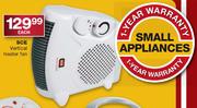 SCE Vertical Heater Fan-Each