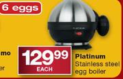 Platinum Stainless Steel Egg Boiler-Each