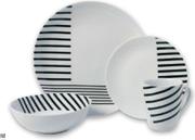 Mode Black & White Dinner Range Bowl