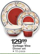 Cottage Vine 16 Piece Dinner Set-Per Set