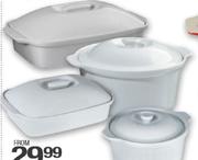 White 19Cm Round Casserole