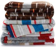 Printed Furpile Single Blanket-Each
