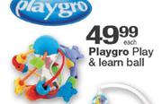 Playgro Play & Learn Ball-Each