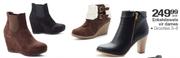 Enkelstewels Vir Dames Groottes 3-8-Per Pair