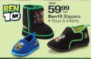 Ben10 Slippers Boys & Infants-Per Pair