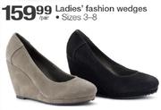 Ladies Fashion Wedges Size 3-8-Per Pair