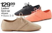 Ladies Lace-Up Shoes Size 3-8-Per Pair