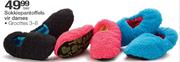 Sokkiepantoffels Vir Dames Groottes 3-8-Per Paar